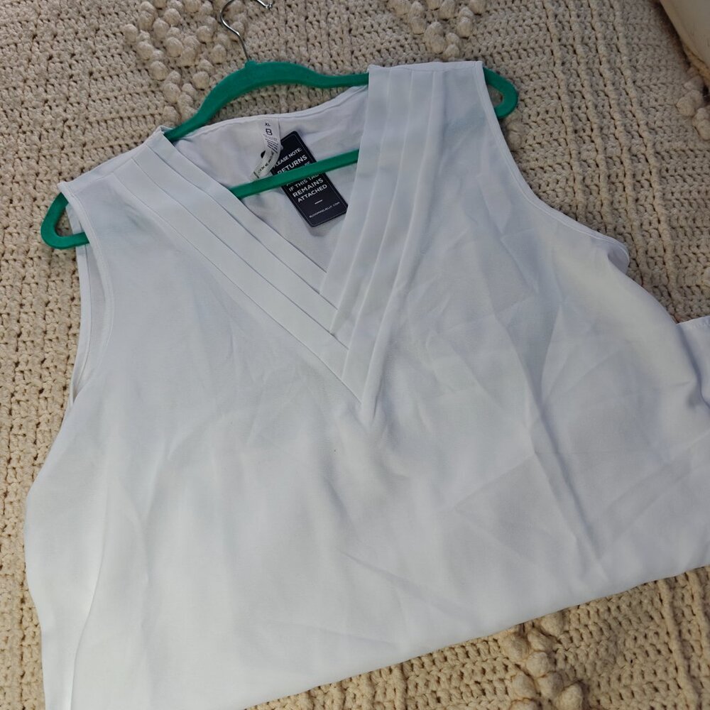 Blooming Jelly Tank Top Dressy Sleeveless Blouses Business Casual Tank XL NWT - Picture 9 of 10